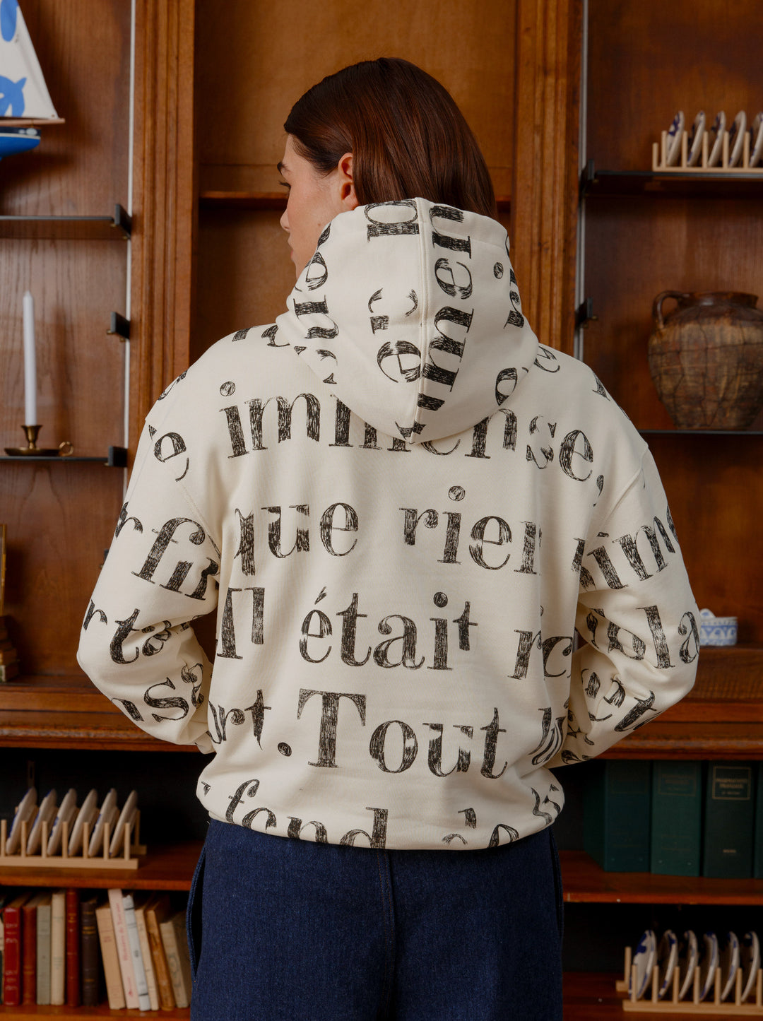 Sweat à capuche unisexe LIVRE OUVERT