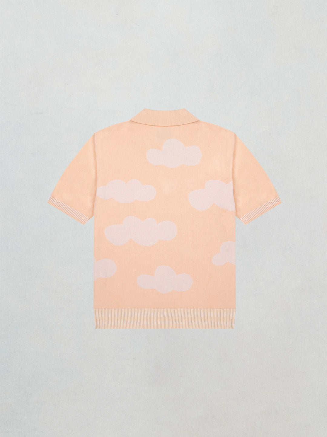 Polo unisexe NUAGES abricot