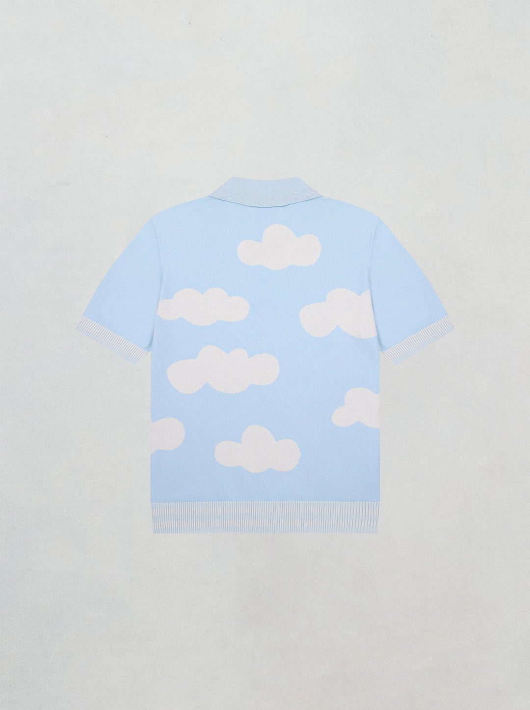 Polo unisexe NUAGES ciel