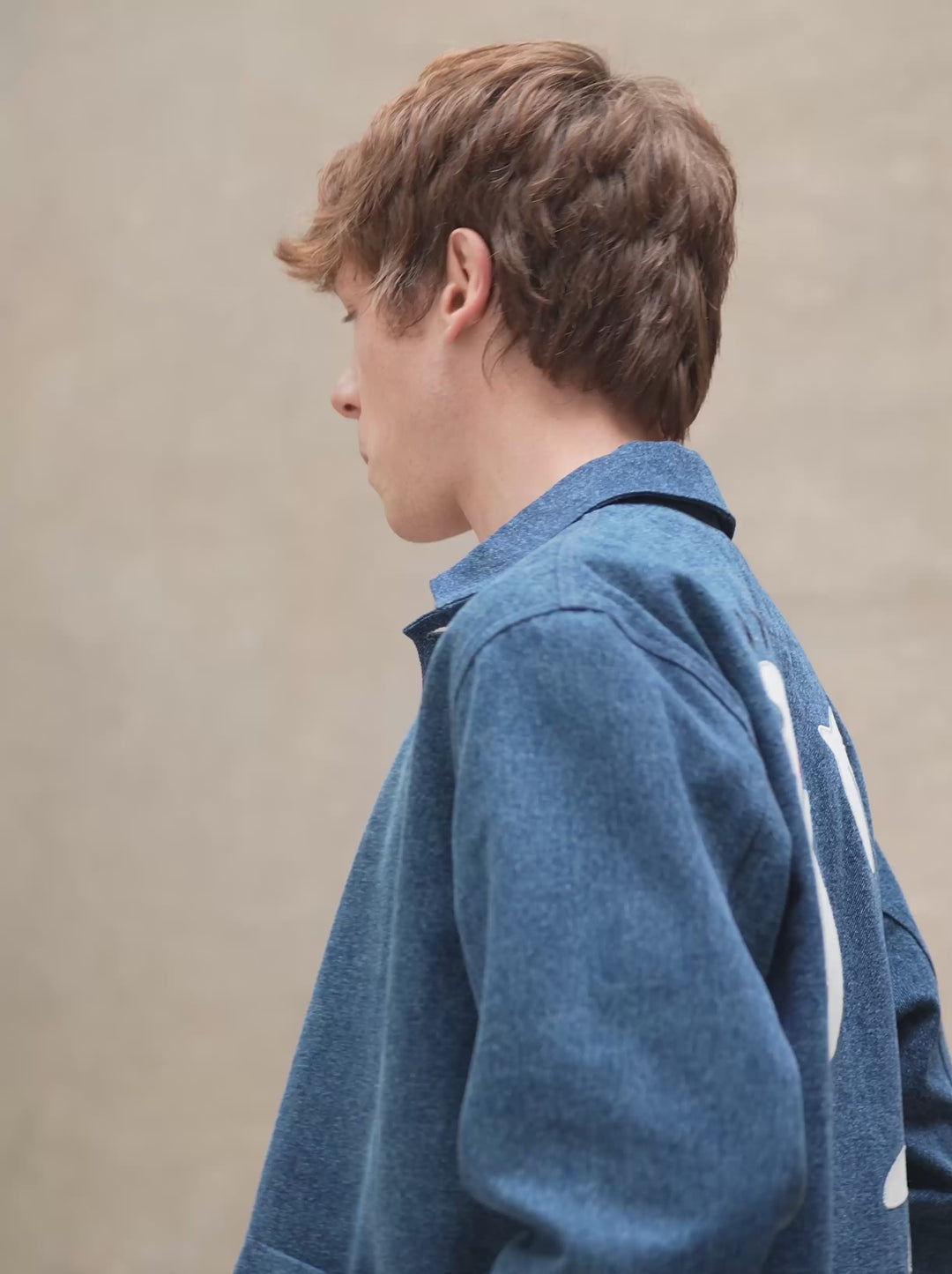 Veste brodée unisexe LIBERTÉ denim