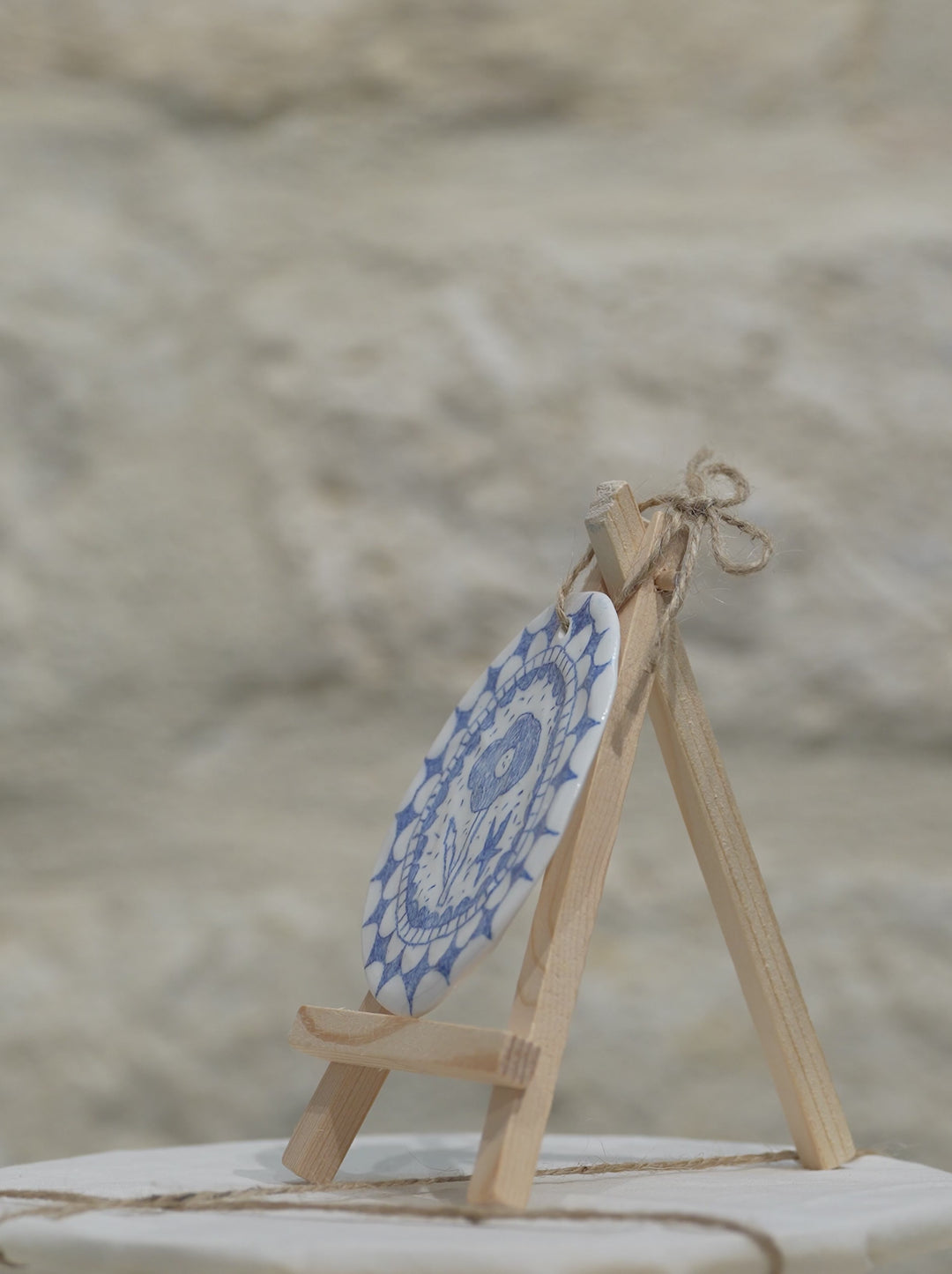 Accroche Fleur blanche VRAI x CAPUCINE PAGERON