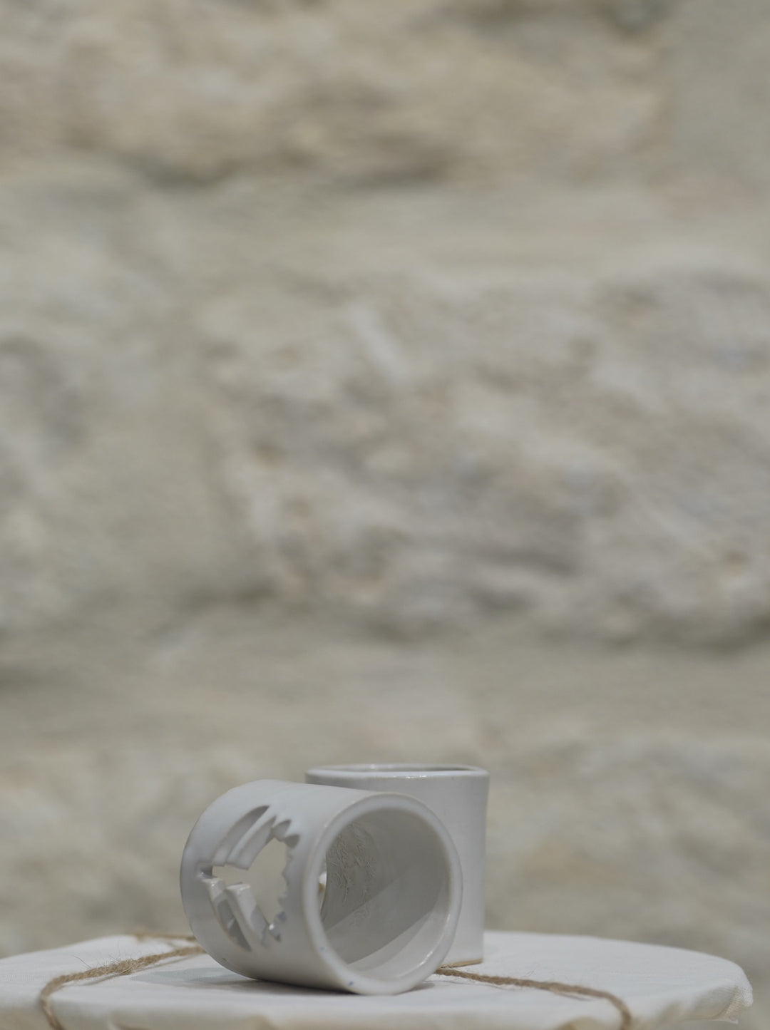 Ronds de serviette Fleur VRAI X PIVOINE & RICOTTA