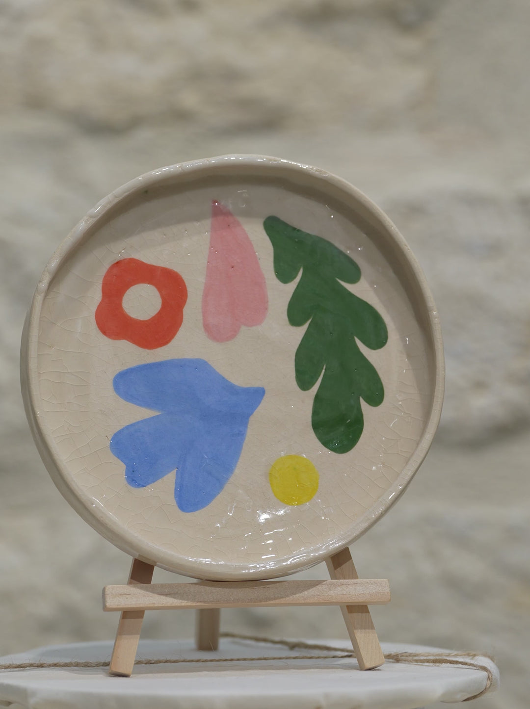 Assiette Oiseau VRAI X JULIA FRECHETTE