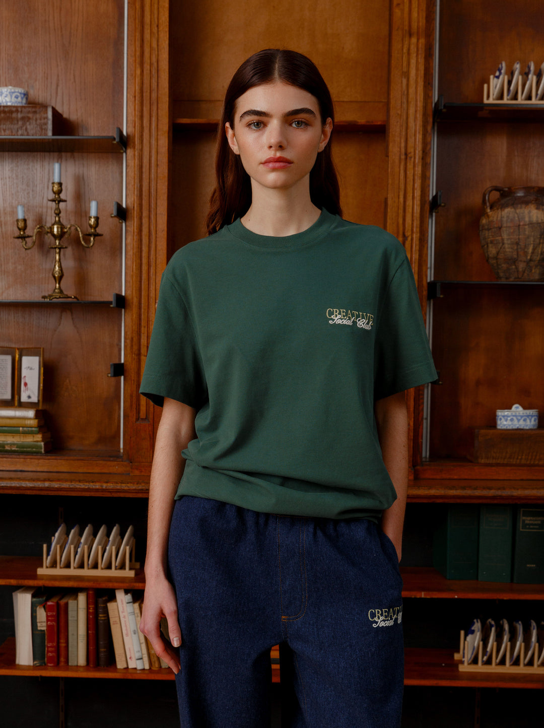 T-shirt unisexe CREATIVE SOCIAL CLUB vert