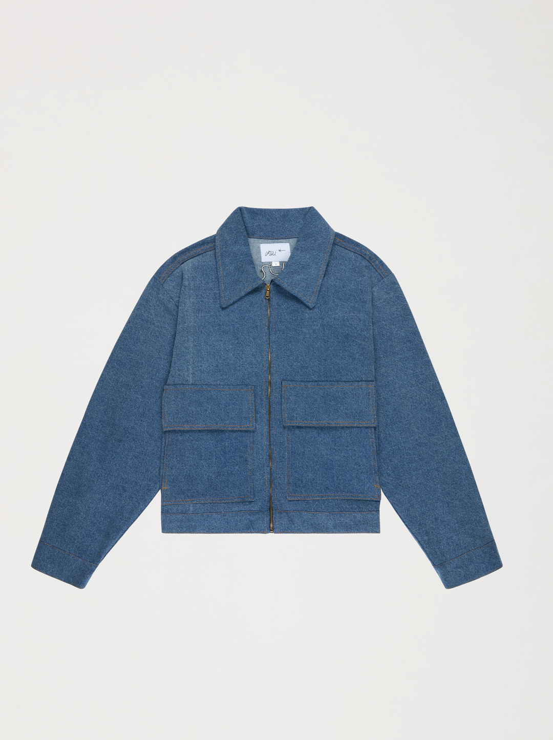 Veste unisexe FLEUR denim