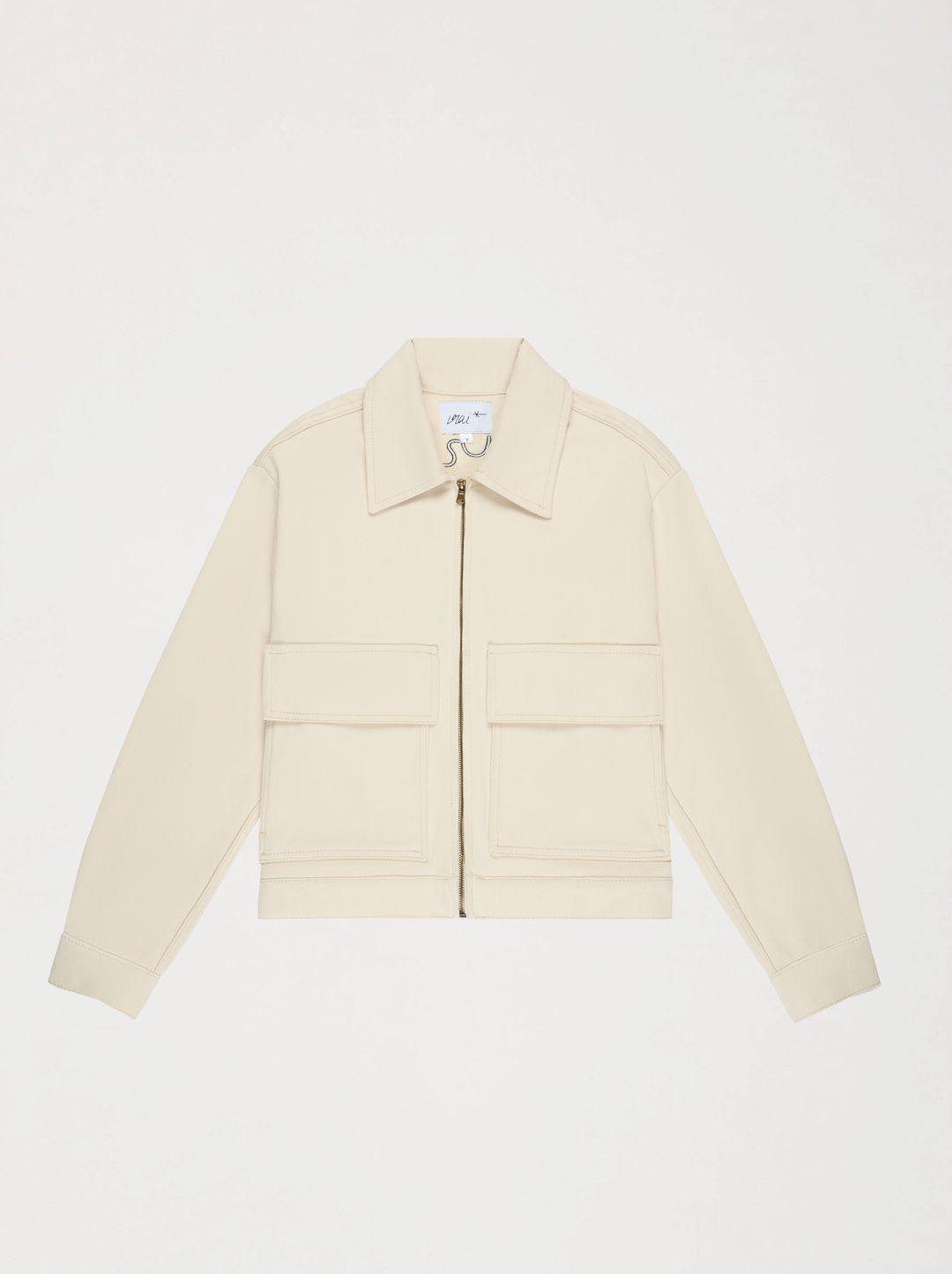 Veste unisexe FLEUR écru